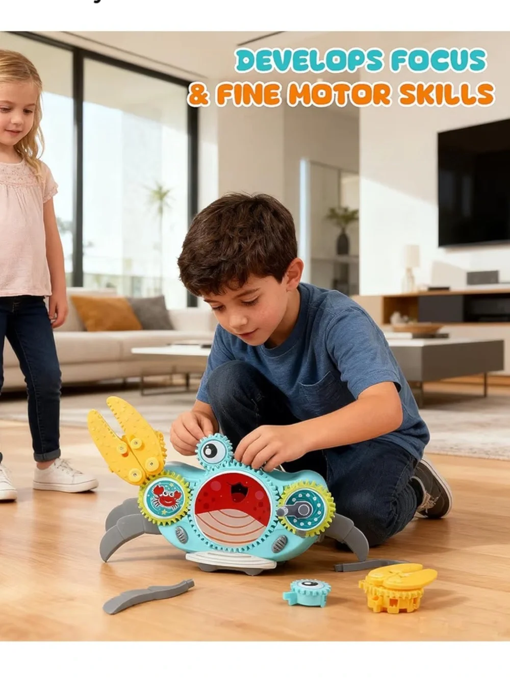 BRAND NEW Crab Gear Logical Thinking Set Toy